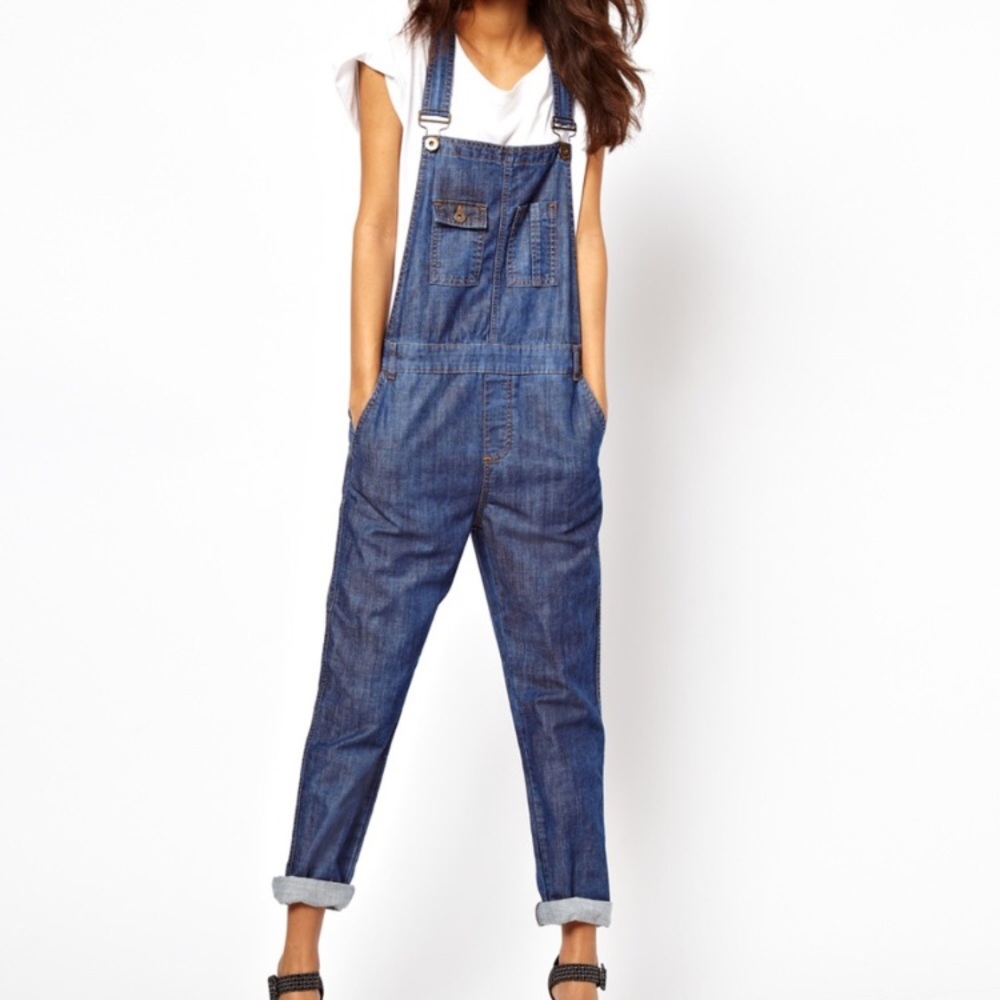 ASOS denim overalls EUC